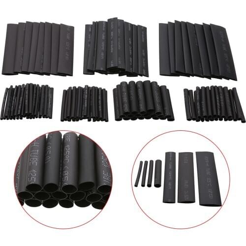 127pcs/set Assorted Heat Shrink Tube Wire Wrap Electrical Insulation Sleeving 2-13mm Assorted Insulation Shrinkable Tube