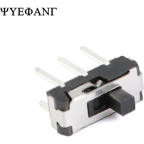 20Pcs MSS22D18 MINI Miniature DIP Slide Switch 2P2T 6Pin Handle high 2mm For DVD Switch