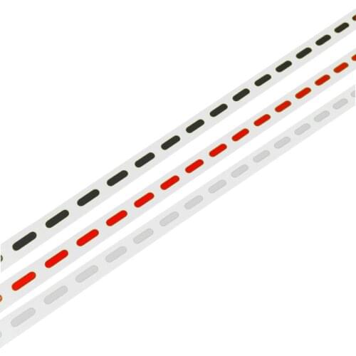 5 Pcs Sewing Stitch Stickers Cool Styling Universal Fits Motorcycle Car Label Decoration DIY Warning Reflector Strips