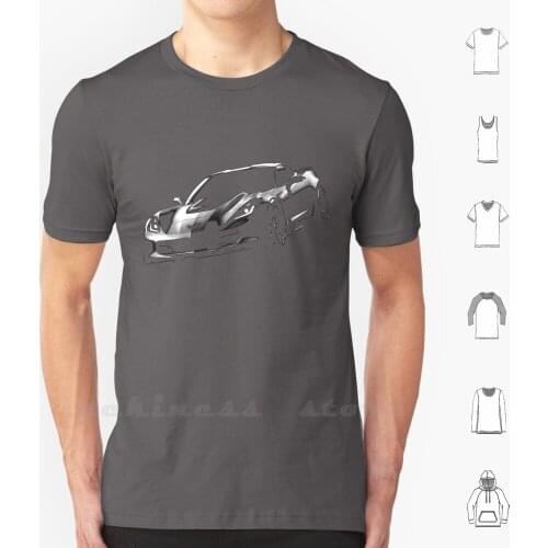 Chevrolet Corvette Car T Shirt Custom Design Print Corvette C7 Chevrolet Corvette C3 C1 C6 Corvette Z06 Stingray Chevy High