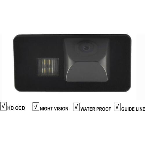 CCD Car Rear View Reverse Camera For BMW X5 X6 X3 520LI 3/5/7 Series Auto Backup Parking Reversing Camera Guide Line Water Proof