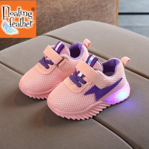 Size 21-30 Baby Glowing Sneakers Kids Led Shoes Luminous Toddler Sneakers For Kids Boys Girls Children Shoes With Light Up Sole