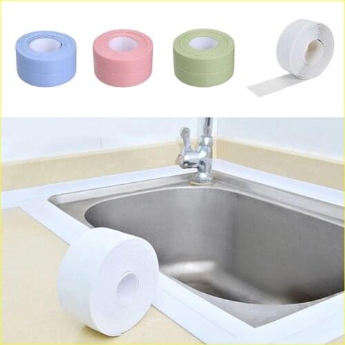 3.2M Caulk Strip Shower Sink Bathtub Caulking Sealing Strip Tape Kitchen Bathroom Self Adhesive Waterproof Caulk Strips Stickers