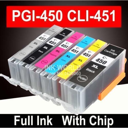 Compatible For Canon PIXMA IP7240 MG6340 MG7140 iP8740 MG7540 ink cartridge printer PGI450 CLI451 PG 450 PGBK