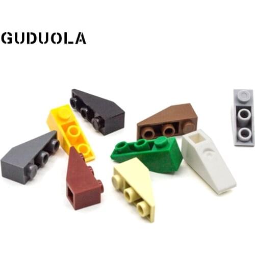 Guduola Slope 1x3 (25°) Inverted (4287) MOC Brick Building Block DIY Educational Toys Parts 40pcs/LOT
