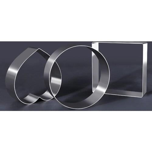 Round Stainless Steel Mousse Rings Mold circular Bread Ring Mold baking Wedding Molds Ustensiles Patisserie