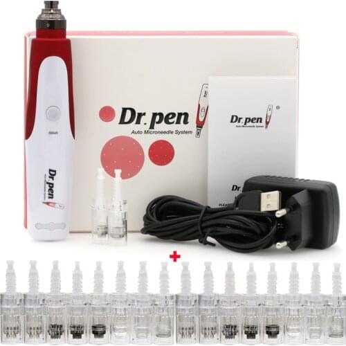 Dr.Pen Ultima N2 Microneedling Pen Electric Auto Electric Micro Rolling Derma Stamp Therapy Beauty Tools With 18Pcs Cartridges