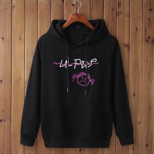 Men Hoodies 2021 Lil.Peep Happy Smiling Face Print Winter Fashion Unisex Couple Pullover Streetwear Sweatshirts Male Sudaderas