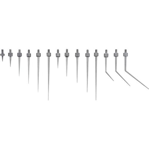 Stainless Steel Sharp Pointed Dial Indicator Probe Contact Points for Digital and Dial Indicators M2.5 Thread