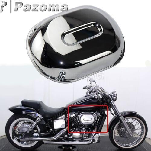 New Motorcycle Chrome/Black Intake Air Cleaner Cover For Honda VT 750DC SHADOW SPIRIT 2001-2007 ABS Plastic Air Filter Guard