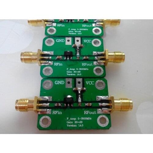 NEW 1PC 5-3500MHz Gain: 20dB RF broadband amplifier LNA LNA 5~3.5GHZ