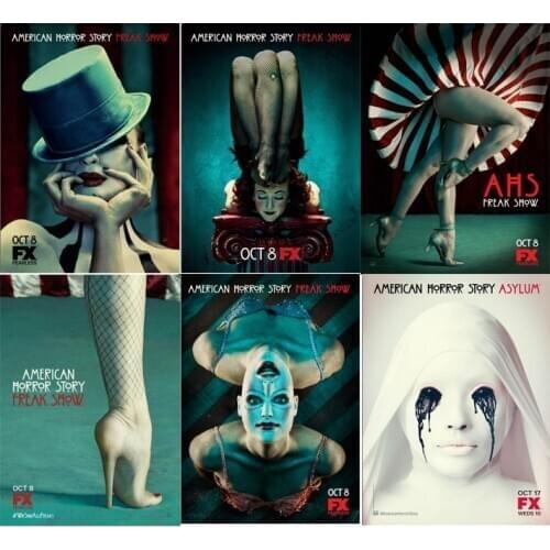 American Horror Story Poster Weird Canvas Wall Art Home Decor Paintings Living Room Ddecor Posters and Prints No Frame
