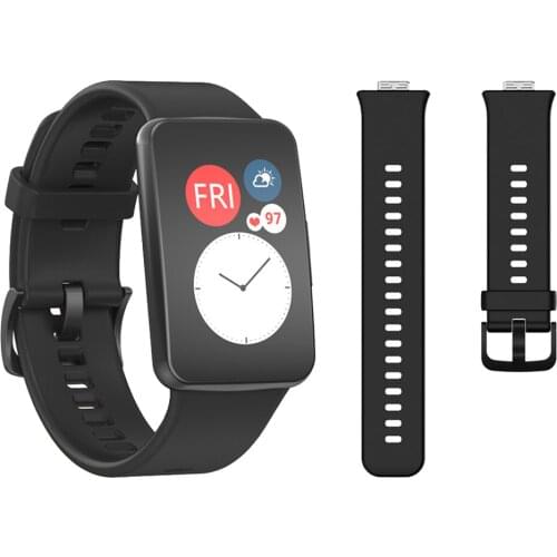 For Huawei Watch Fit Strap Silicone Sport Band Watchband For Huawei fit 2020 Wristband Replace Bracelet Accessories