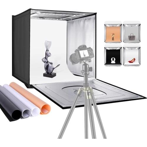 Neewer Photo Studio Light Box 20 inches/50cm Shooting Light Tent Adjustable Brightness Foldable Portable Professional