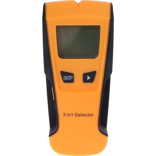 Yellow TH210 Wall Thickness Gauge Without Battery Backlight Stud Metal AC Wire Scanner Wall Stud Finder Electronic Auto