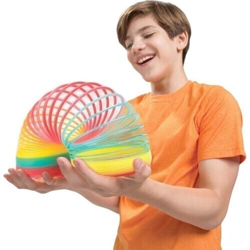 Free shiping items Creative decompression plastic rainbow circle magic circle childrens toys