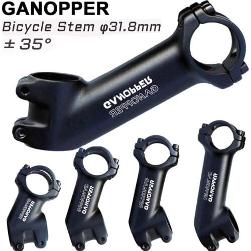 35 Degree Mountain Bike Handlebar Stem 31.8 Riser MTB Road Bicycle Stem 31.8mm 60/80/90/110mm With Handle bar Shim Power Parts