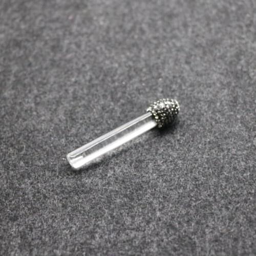 3pcs White Quartz Crystal Rock Druzy Crystal Stone With Rhinestone Paved White Drusy Geode Pendant,Women Luxury Jewelry