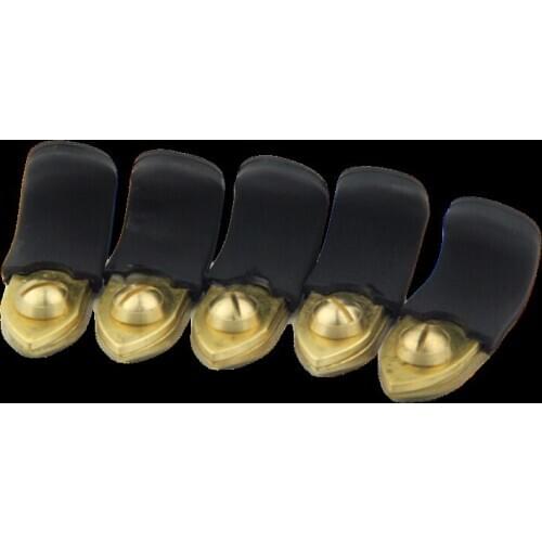 5Pcs Rubber Saxophone Thumb Rest Saver Cushion Pad Finger Protector Comfortable For Alto Tenor Soprano Sax Black