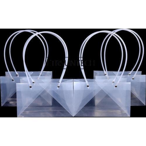 Flower Basket Waterproof Wrap for Flower Packaging Craft Hand Bag Material Bouquet Florist Supplies Gift Decoration 50pcs