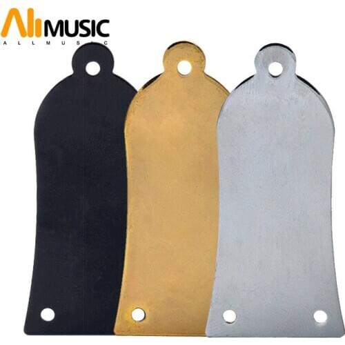 Acoustic Electric Bass Guitar 3 Hole Metal Truss Rod Cover Plate Chrome Black Golden For Choose