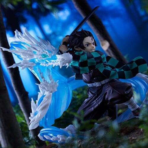 Anime Figurine Demon Slayer Kimetsu no Yaiba Kamado Tanjirou Agatsuma Zenitsu Kamado Nezuko PVC Figure Educational toys