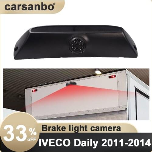 Car Rear view brake light camera backup Parking For IVECO Daily 4089 chips with TFT 7 Inch Rear view mirror monitor optional