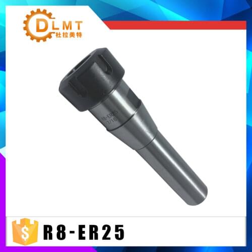 R8 ER25 7/16 Collet Chuck Holder Clamping Range R8 Arbor Spindle Holder Tool for CNC Milling Lathe