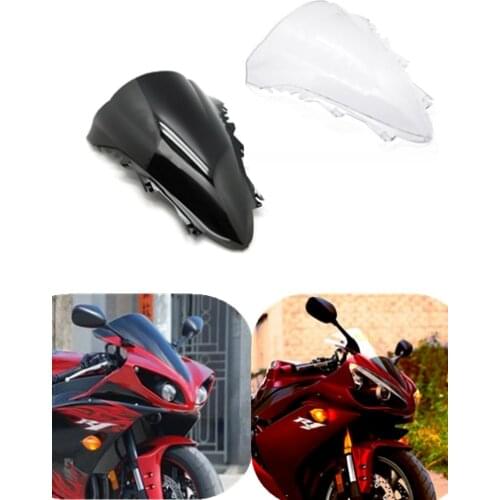 For Yamaha YZF1000 R1 2007 2008 Motorcycle Windshield WindScreen Double Bubble Wind CC RR YZF 1000 YZFR1 07 08