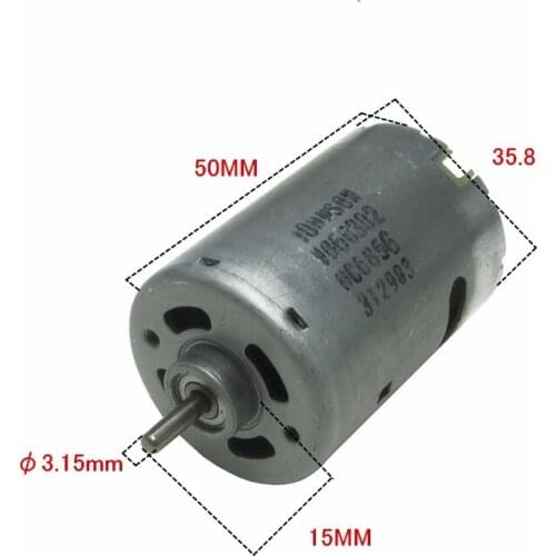 545 Motor DC 6V 9V 12V 18V Electric Moteur 12V 18V High Speed 16800rpm 25000rpm Reversed Ball Bearing Moter DIY Tools Engine