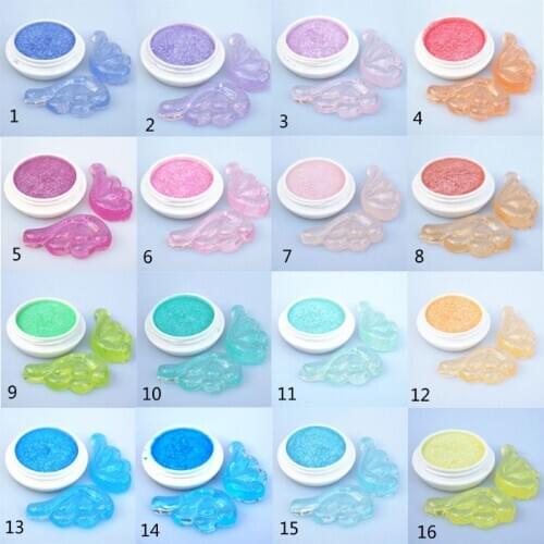 Candy Color Suspended Glitters Sequin Resin Pigment Epoxy Resin Mold Jewelry DIY