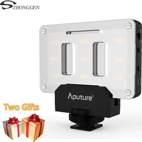 Aputure AL-M9 Pocket Mini LED Video Light for Canon Nikon Sony,Rechargeable built-in battery Fill Light CRI/TLCI 95 for wedding
