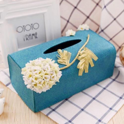 Tissue box, living room decoration, non-woven children, handmade diy, fabric, creative material package
