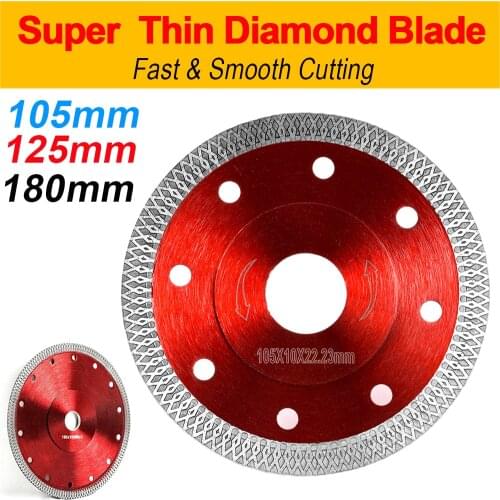 Porcelain Tile Turbo Thin Diamond Dry Cutting Blade Disc Wheel Angle Grinder Ceramic Granite Dry/Wet Diamond Cutting Blade D30