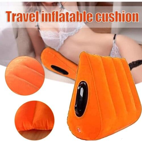 Multifunctional Inflatable Cushion Soft Non-slip Portable Durable Yoga Pillow for Home Traveling B2Cshop
