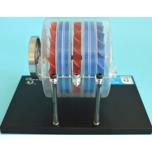 Multi-stage Steam Turbine Model Physics Laboratory Demonstrator Science Puzzle Toy Gift