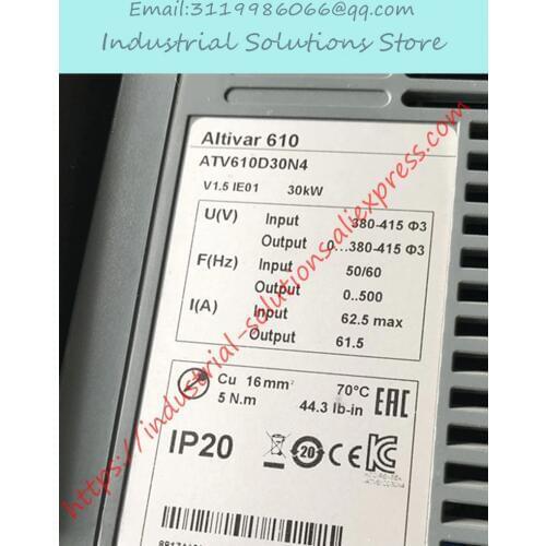 New ATV610D30N4 ATV61OD3ON4 Three Phase 380-415V 30KW Integrated Panel
