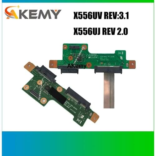 Akemy HDD BOARD for ASUS X556U X556UV X556UJ X556UV X556UB X556UA X556UF Hard disk board REV:3.1 REV 2.0 100% Tested Fast Ship