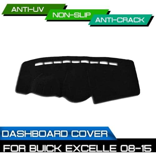Car Dashboard Mat Anti-dirty Non-slip for Buick Excelle 2008 2009 2010 2011 2012 2013-2015 Dash Cover Mat UV Protection Shade