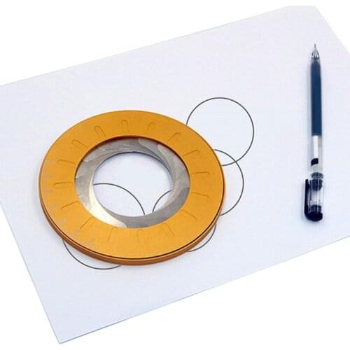 Round Stainless Steel Compas Circle Drawing Tool Geometry Compass Professional Drawing Compas Adjustable Size 85DD