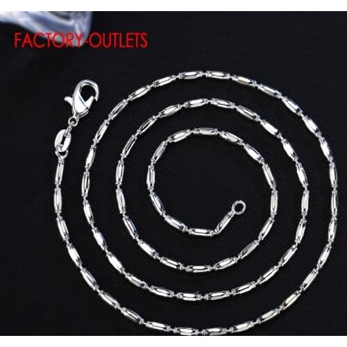 Drop Shipping Gold Color Necklace Chain For Women Girls Super Beautiful Fashion Jewelry Gift For Wife Girlfriend Daughter