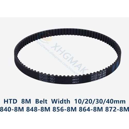 HTD 8M synchronous Timing belt C=840/848/856/864/872 width 20/30/40mm Teeth 105 106 107 108 109 HTD8M 840-8M 848-8M 856-8 872-8M