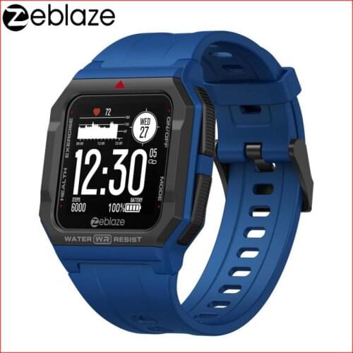 Zeblaze Ares Smart Watch 30M Waterproof Smartwatch 3 ATM Heart Rate Tracking 15Days Battery Life BLE Watch For Android IOS Phone