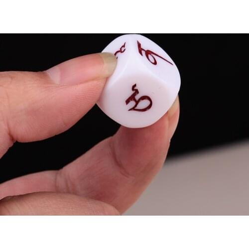 Dice Tibetan Tibetan dice plastic products entertainment to furnishing articles double-color sieve