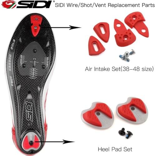 SIDI WIRE SHOT Road Bike Lock Shoes HEEL CLEAT Spare Cleats For The Sole Replaceable