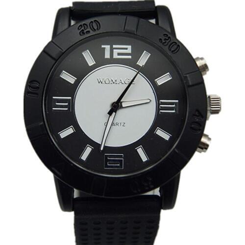 2018 fashion 10 colors silicone rubber band men military big round dial quartz movement womage brand women fashion wrist watch