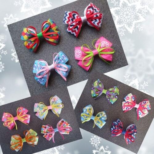 30 BLESSING Good Girl Boutique 3" fireworks Hair Bows Clip