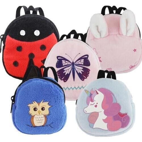 43CM Baby Doll Accessories Doll Bags Cartoon Bagpack For 18Inch Dolls