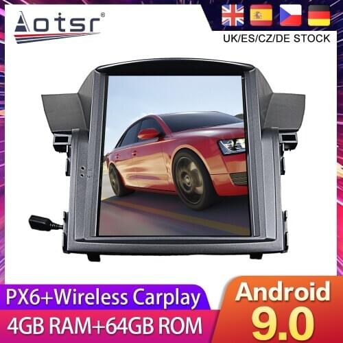 Aotsr For Honda CRV CR-V 4 RM RE Tesla Style Android 9.0 2011-2016 Car Radio Multimedia Video Player Navigation GPS No 2din DVD
