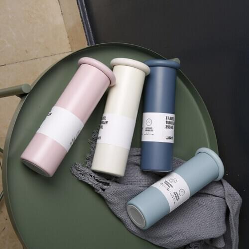 Stainless Steel Vacuum Flasks 350ml Car Thermo Cup Coffee Tea Travel Mug Thermol Bottle Thermocup